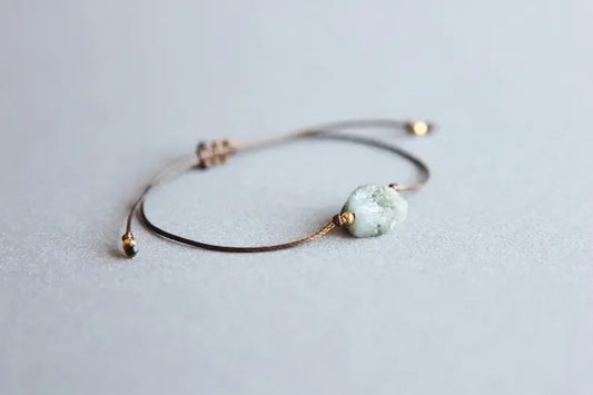 Raw Labradorite Crystal Bracelet