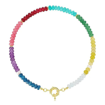 Beaded Gemstone Necklace