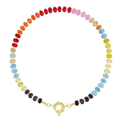 Beaded Gemstone Necklace