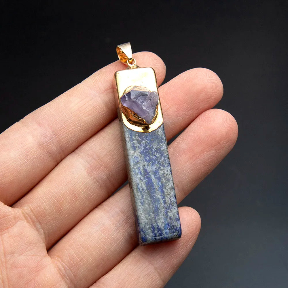 Natural Stone Lapis Pendant