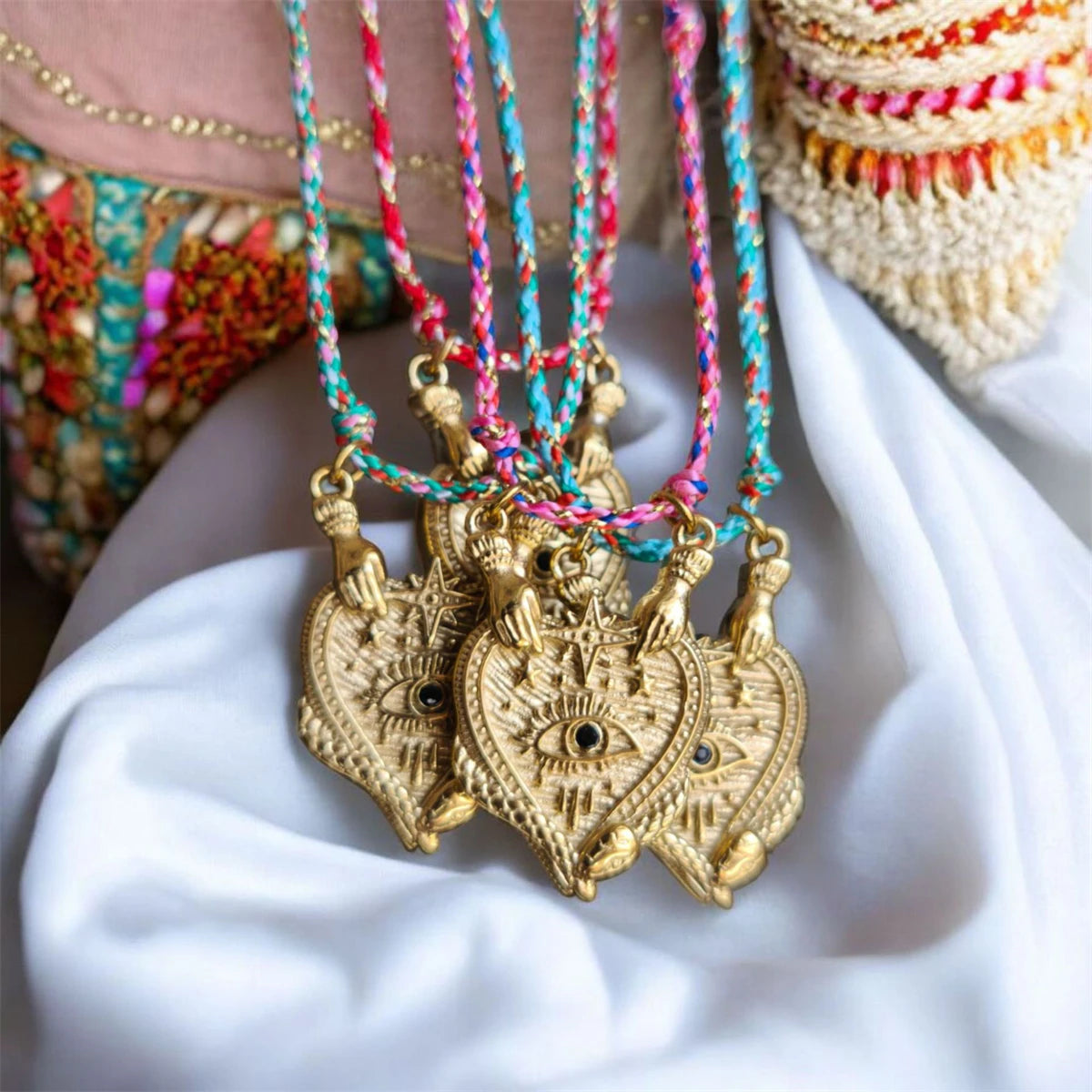 Heart-Shaped Tarot Pendant Necklace