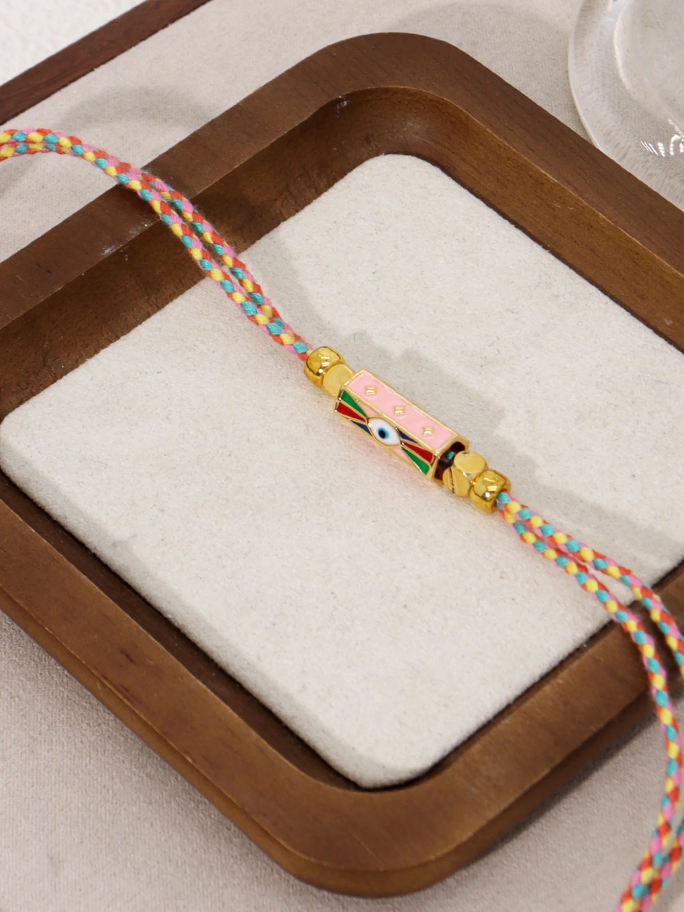Tribal Style Handmade Braided Rope Pendant Necklace