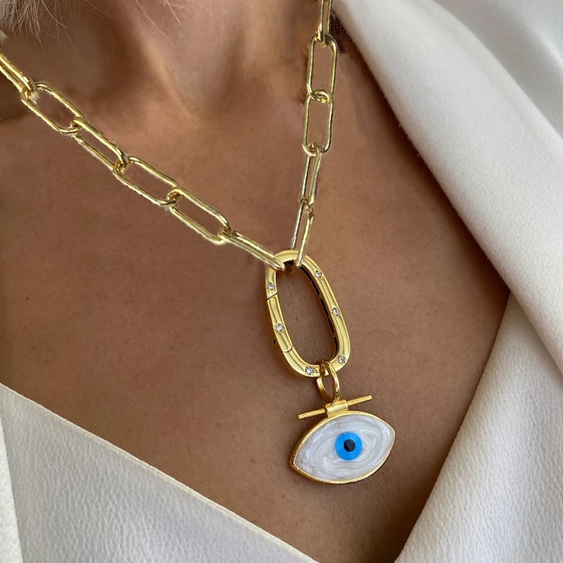 Vintage Crystal Pendant Necklace