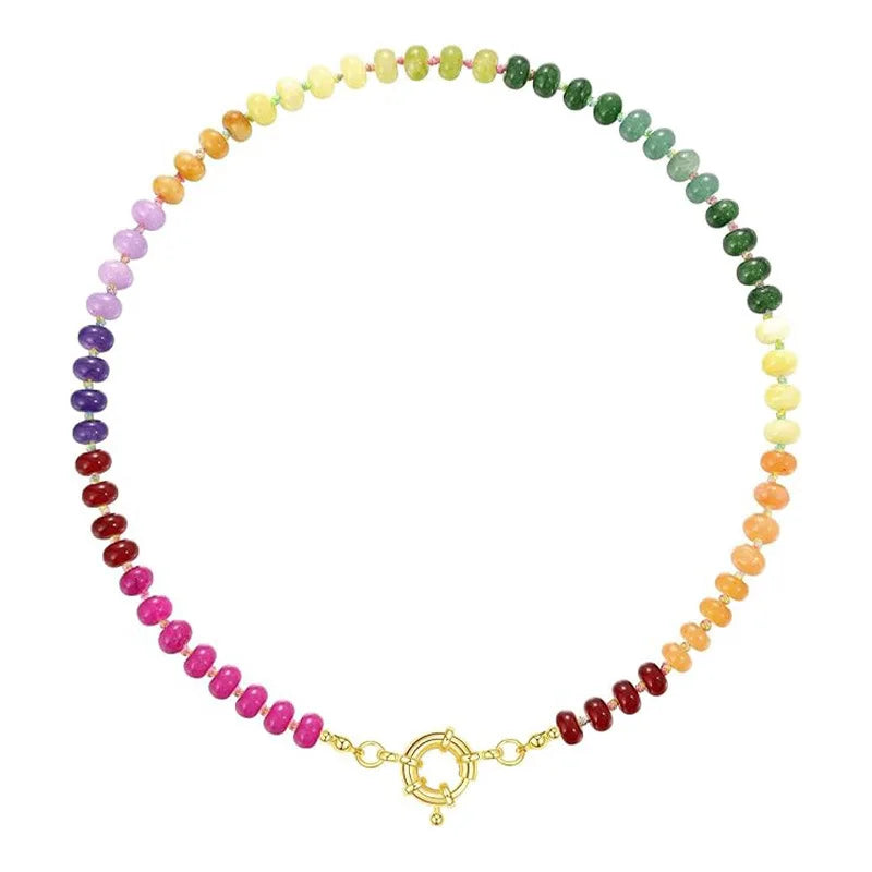 Beaded Gemstone Necklace