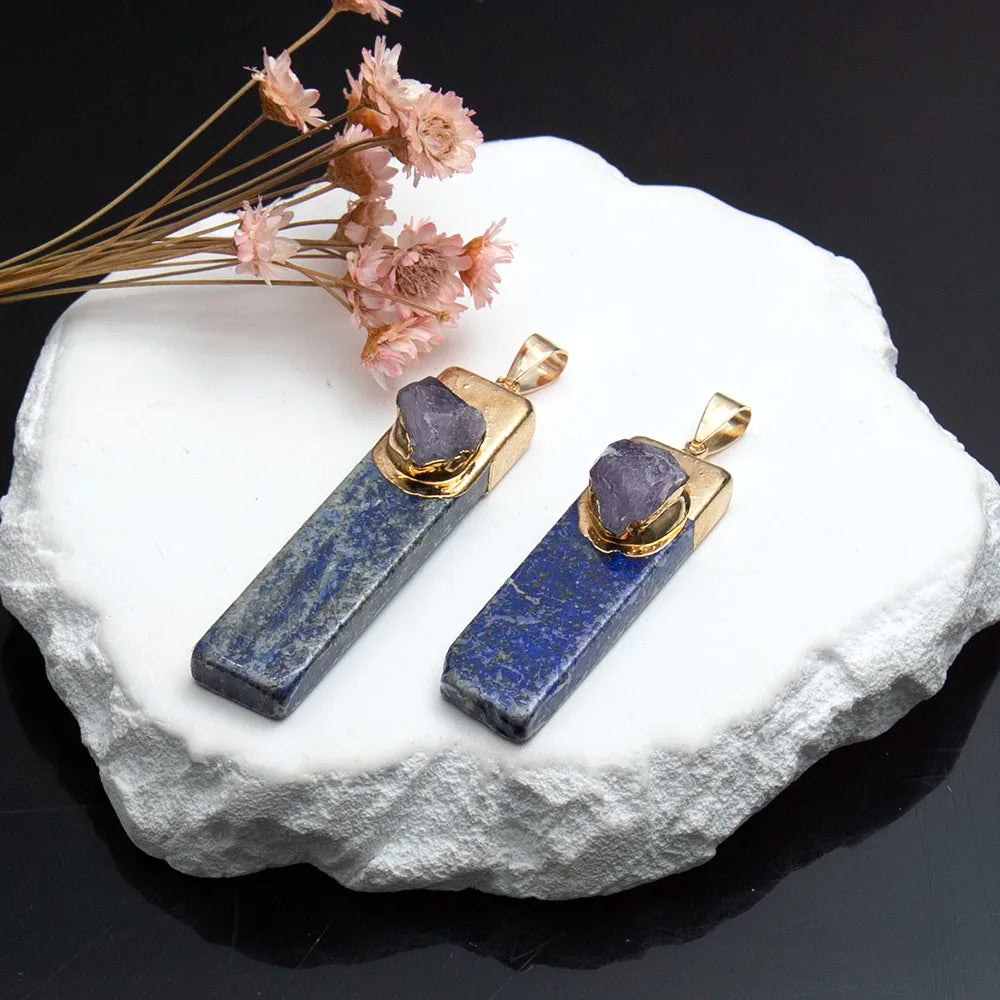 Natural Stone Lapis Pendant