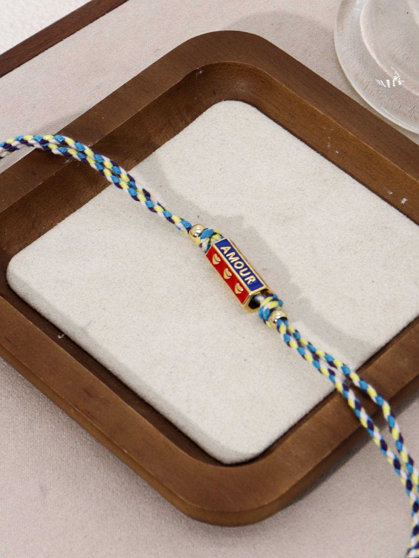 Tribal Style Handmade Braided Rope Pendant Necklace