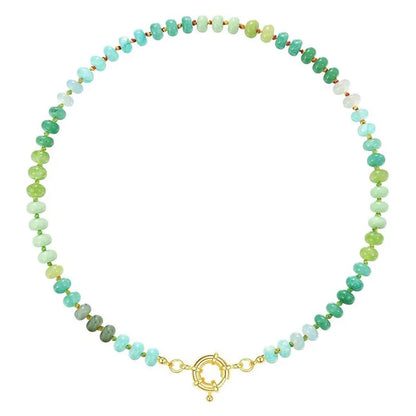 Beaded Gemstone Necklace