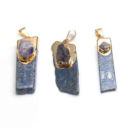 Natural Stone Lapis Pendant