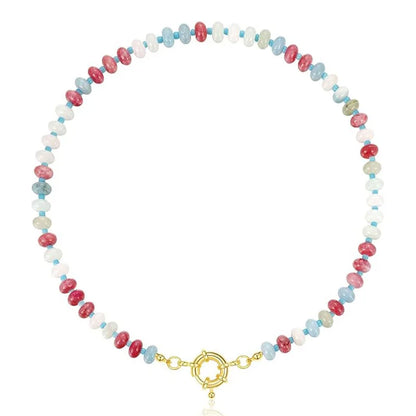 Beaded Gemstone Necklace