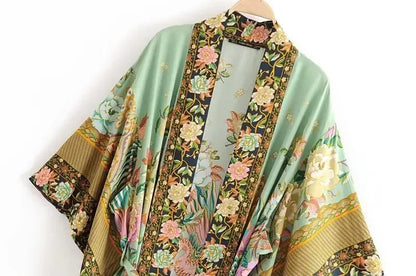 Boho Floral Kimono