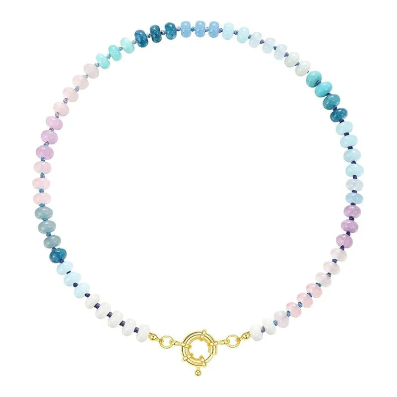 Beaded Gemstone Necklace