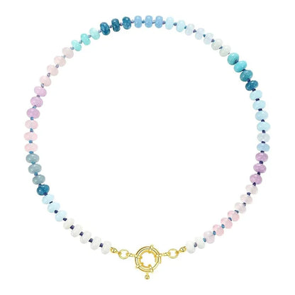 Beaded Gemstone Necklace