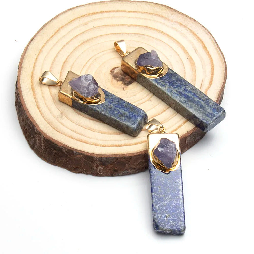 Natural Stone Lapis Pendant
